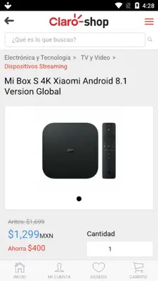 Claro Shop android App screenshot 2